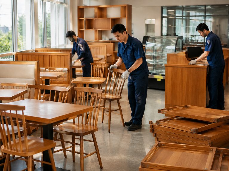商业场地整装家具回收